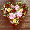 Funeral heart ( colours of choice)